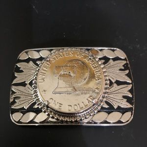 US Eisenhower Dollar Belt Buckle C-5-7